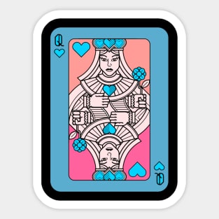 Queen of Hearts Sticker